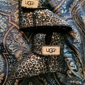 Baby girl ugg boots leopard print